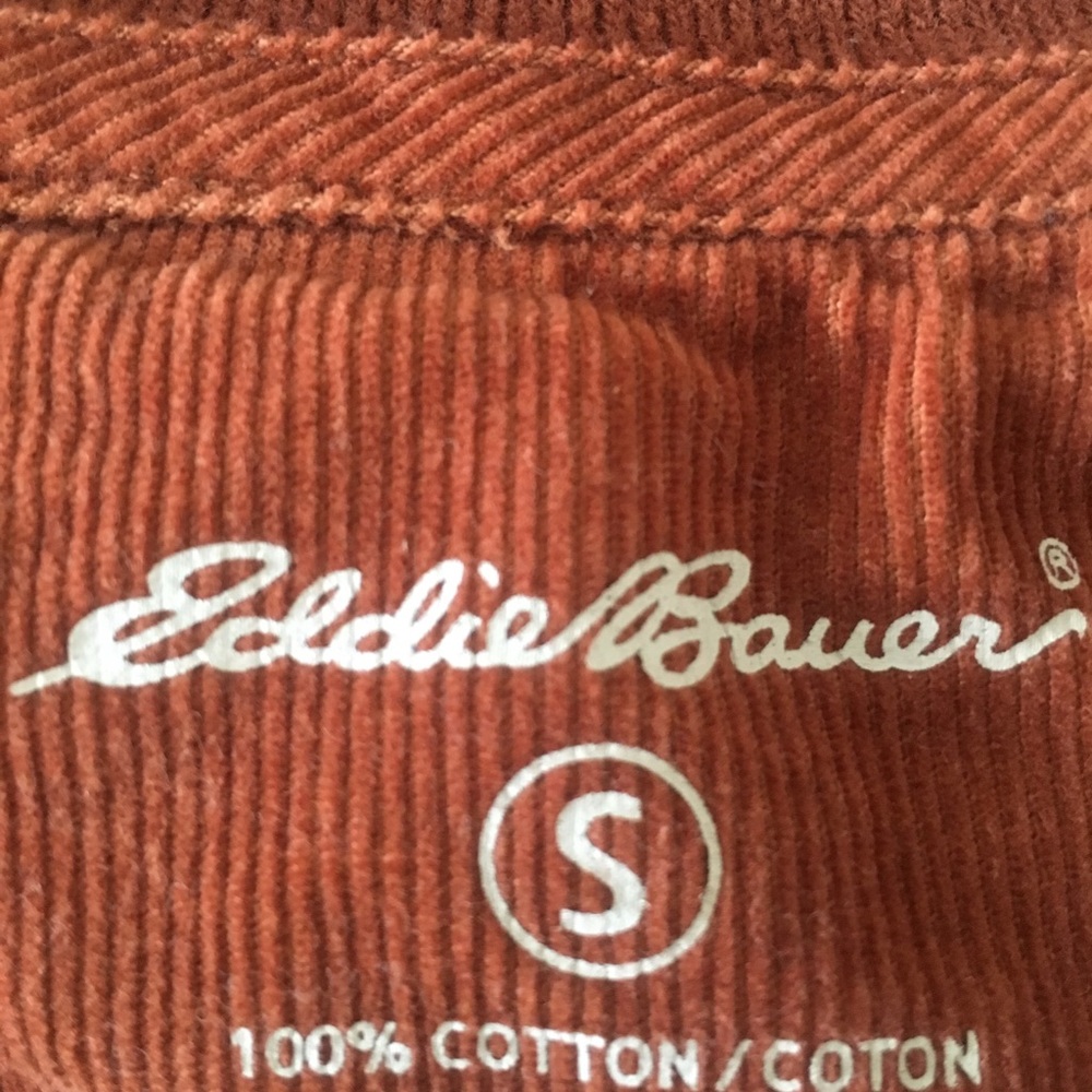 Eddie Bauer Half Zip Rust S - Picture 4 of 4